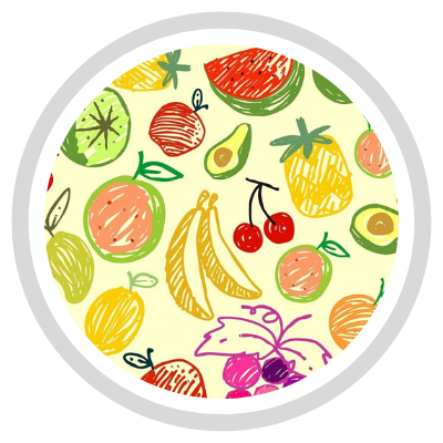 Ovoce a zelenina vzory